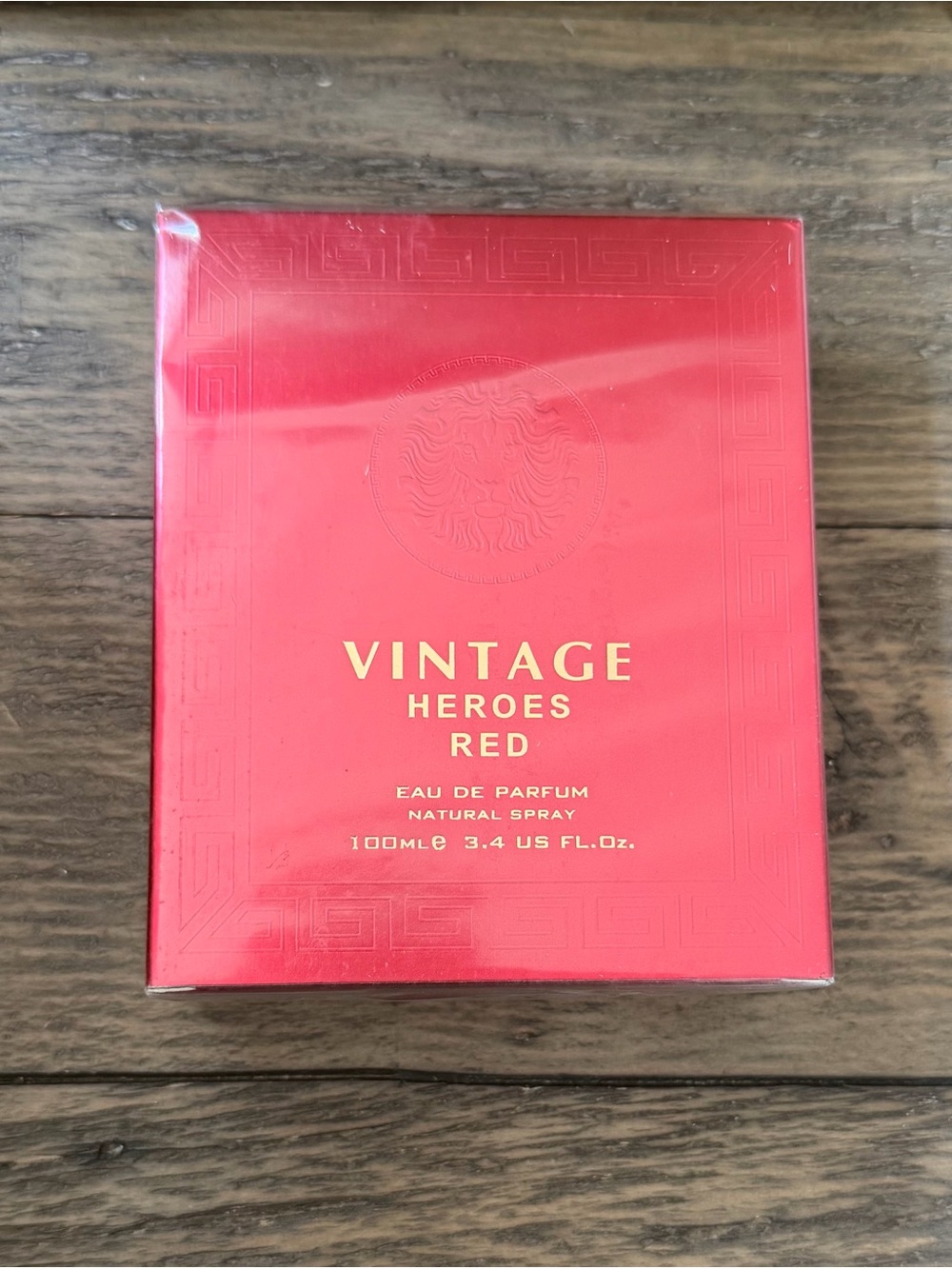 Vintage Heroes Red eau de parfum fragrance for men 3.4 oz 
New in sealed box